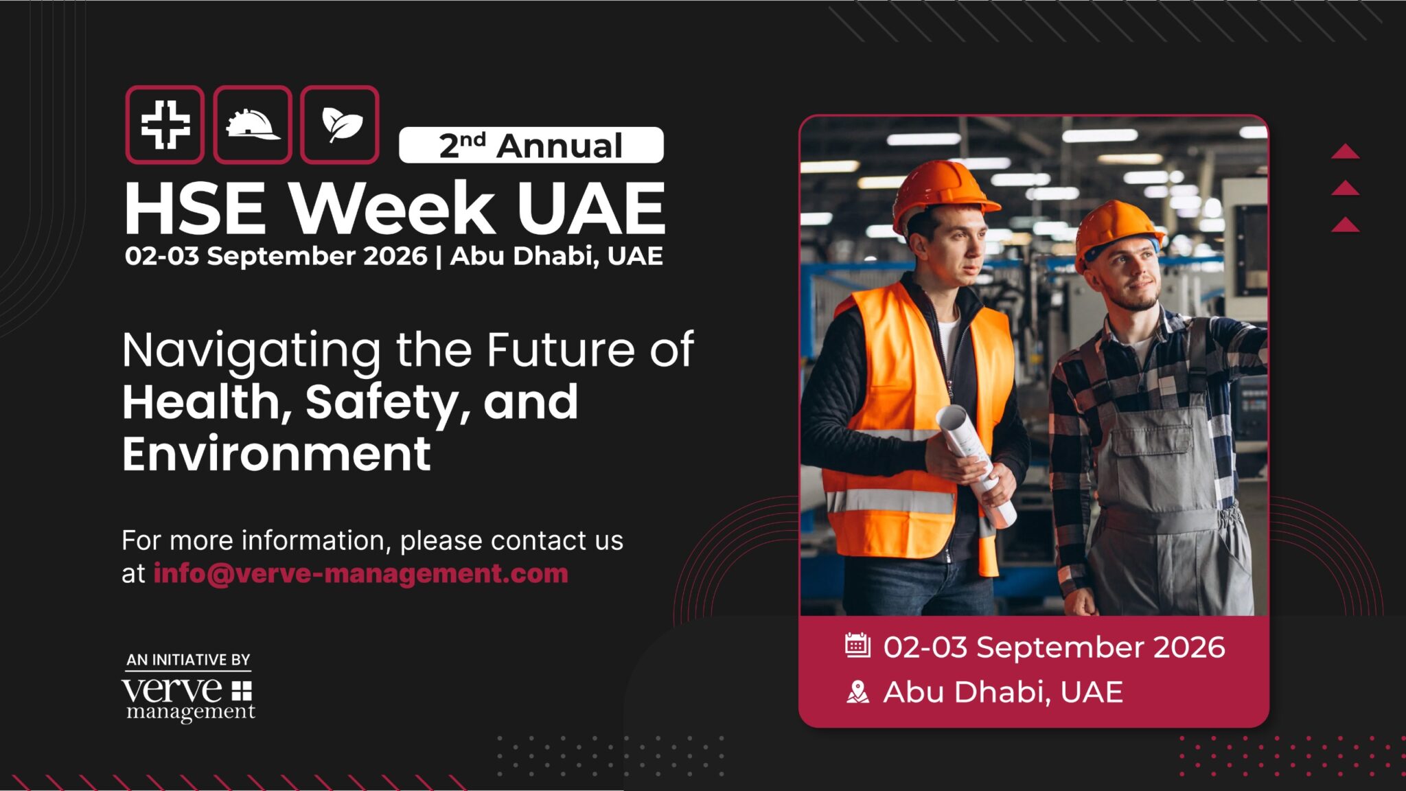 Hse Events 2ND ANNUAL HSE WEEK UAE 2026 - Verve Management Event Management ...