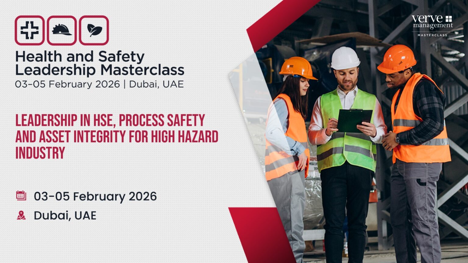 Hse Events HSE MASTERCLASS UAE 2026 - Verve Management Event Management Company in ...
